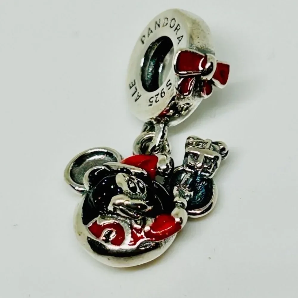 NWOT Pandora x Disney Parks 2023 Holidays Christmas Santa Mickey Mouse